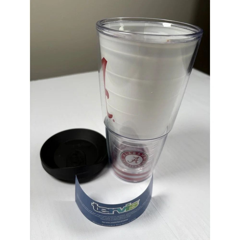 Tervis‎ University of Alabama Crimson Tide 24oz Insulated Tumbler with Lid NEW